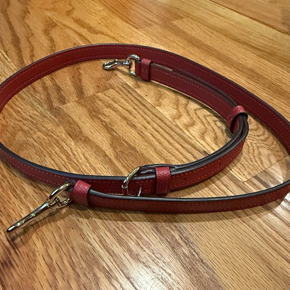 Coach Brooke Carryall Crossbody Leather Red Purse Shoulder Bag G1857-F25397 - Picture 16 of 16